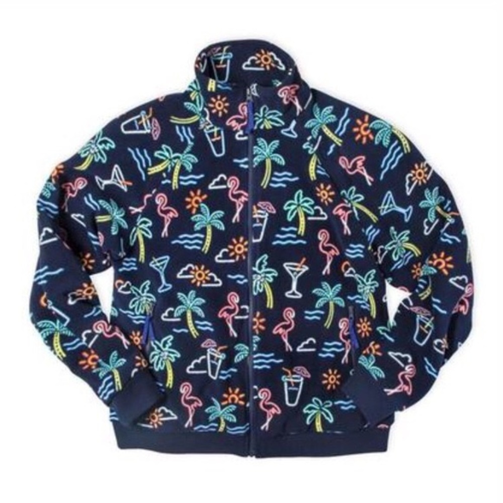 Chubbies Neon Lights Fleece Jacket